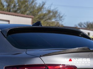 Alfa Romeo Giulia Roof Spoiler - Carbon Fiber - Feroce Carbon - Full Size Alfa Romeo Giulia Roof Spoiler - Carbon Fiber - Feroce Carbon - Full Size